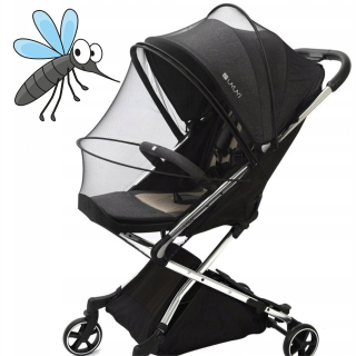 SIEŤKA NA KOMÁRY S KOMÁROM Zipsom NA KOČÍK BRITAX RECARO CYBEX, NASTAVITEĽNÁ